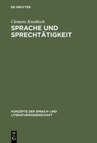 Cover image for Sprache und Sprechtatigkeit