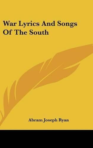 Cover image for War Lyrics and Songs of the South