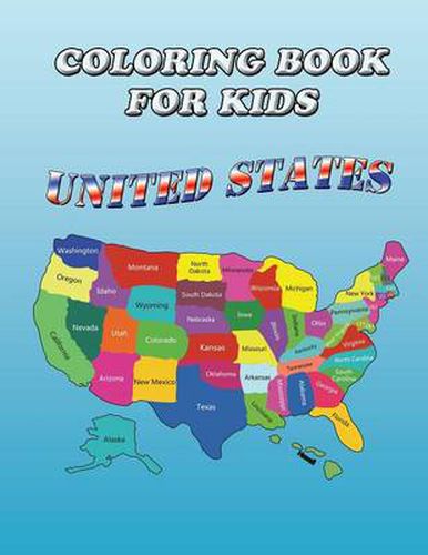 Cover image for Coloring Book for Kids: United States: Kids Coloring Book