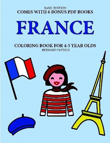 Cover image for Coloring Book for 4-5 Year Olds (France)