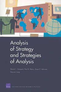 Cover image for Analysis of Strategy and Strategies of Analysis