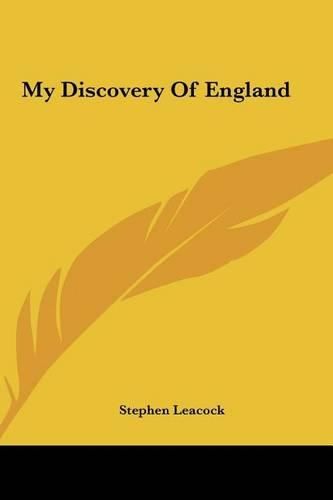 Cover image for My Discovery of England