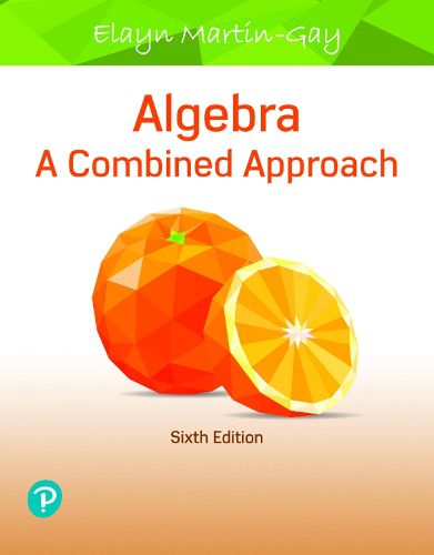 Cover image for Algebra: A Combined Approach