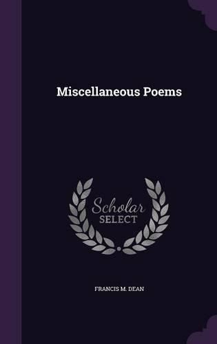 Cover image for Miscellaneous Poems