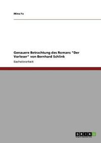 Cover image for Genauere Betrachtung des Romans Der Vorleser von Bernhard Schlink