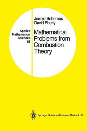 Cover image for Mathematical Problems from Combustion Theory