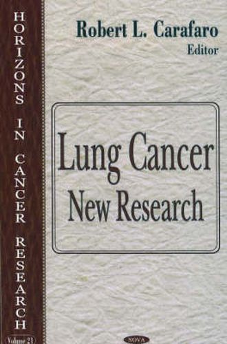 Cover image for Lung Cancer: New Research