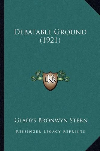 Cover image for Debatable Ground (1921)