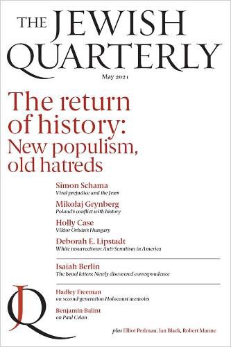 Cover image for The Return of History: Jewish Quarterly 244