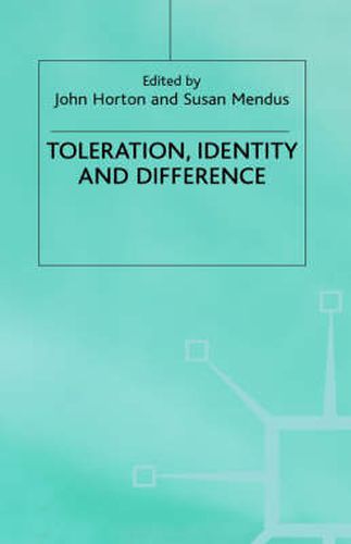 Cover image for Toleration, Identity and Difference