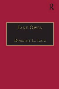 Cover image for Jane Owen: Printed Writings 1500-1640: Series I, Part Two, Volume 9