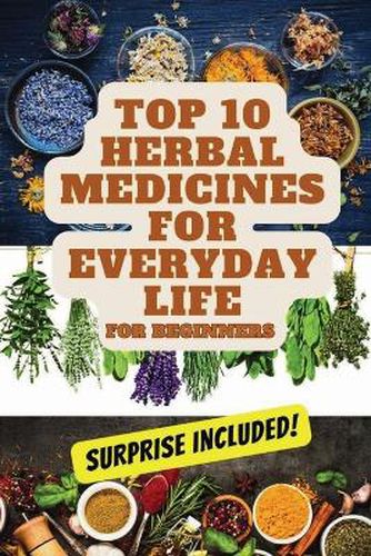 Cover image for Top 10 Herbal Medicines for Everyday Life for Beginners