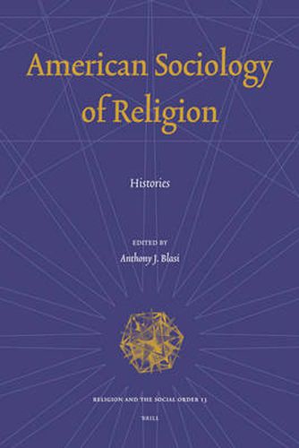 Cover image for American Sociology of Religion: Histories