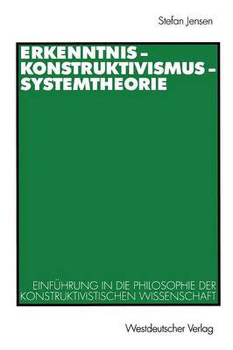 Cover image for Erkenntnis - Konstruktivismus - Systemtheorie