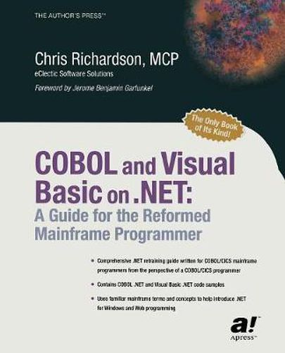 Cover image for COBOL and Visual Basic on .NET: A Guide for the Reformed Mainframe Programmer