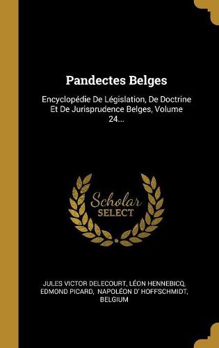 Cover image for Pandectes Belges