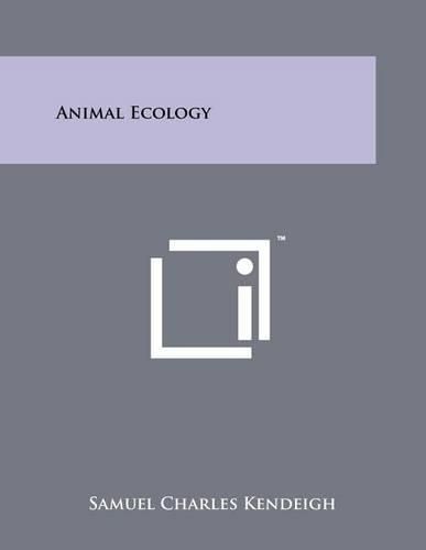 Cover image for Animal Ecology