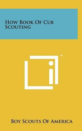 How Book of Cub Scouting