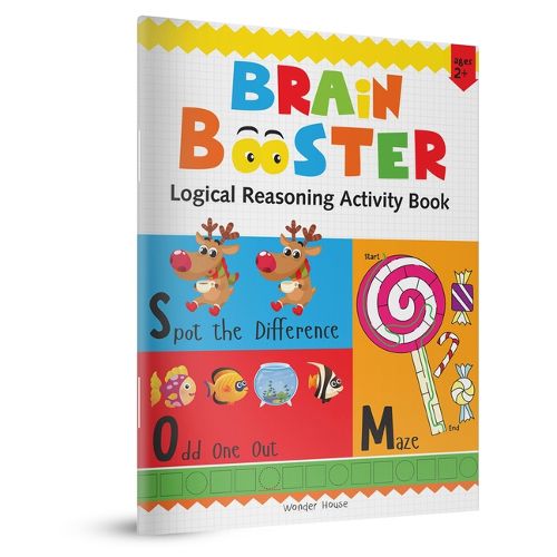 Cover image for Preschool Activity Book Brain Booster - Logical Reasoning Activity Book for Kids
