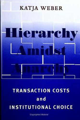 Cover image for Hierarchy amidst Anarchy: Transaction Costs and Institutional Choice