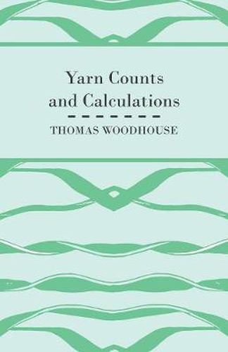 Cover image for Yarn Counts And Calculations