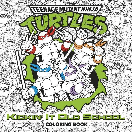 Cover image for Kickin' it Old School Coloring Book