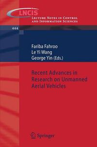 Cover image for Recent Advances in Research on Unmanned Aerial Vehicles