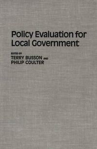 Cover image for Policy Evaluation for Local Government