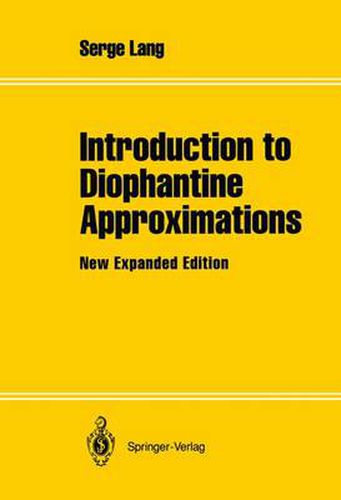 Cover image for Introduction to Diophantine Approximations: New Expanded Edition