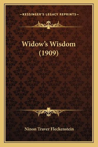 Cover image for Widow's Wisdom (1909)