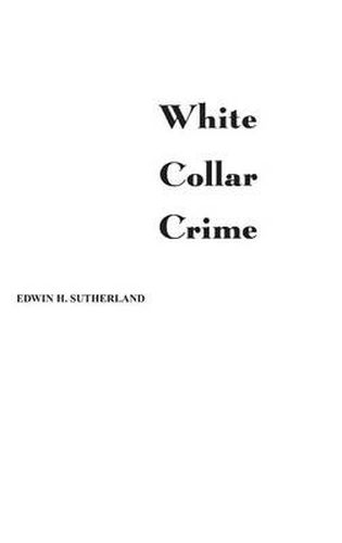 Cover image for White Collar Crime