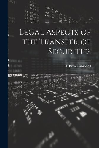 Cover image for Legal Aspects of the Transfer of Securities