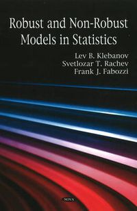 Cover image for Robust & Non-Robust Models in Statistics