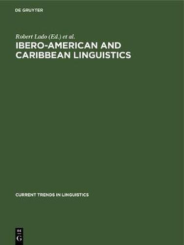 Cover image for Ibero-American and Caribbean Linguistics