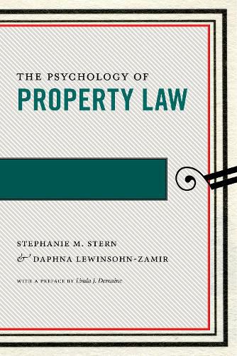 Cover image for The Psychology of Property Law