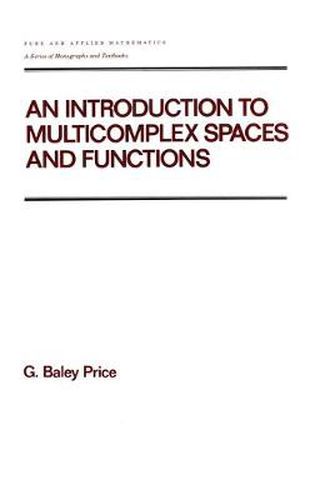 Cover image for An Introduction to Multicomplex SPates and Functions