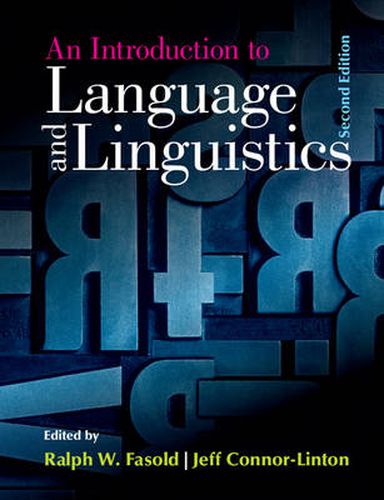 Cover image for An Introduction to Language and Linguistics