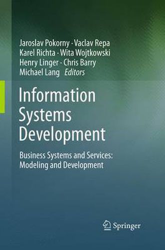 Cover image for Information Systems Development: Business Systems and Services: Modeling and Development