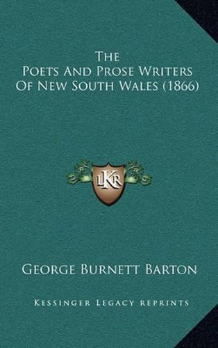 The Poets and Prose Writers of New South Wales (1866)