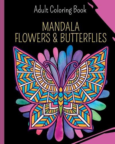 Cover image for Mandala Flowers and Butterflies