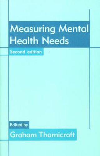 Cover image for Measuring Mental Health Needs