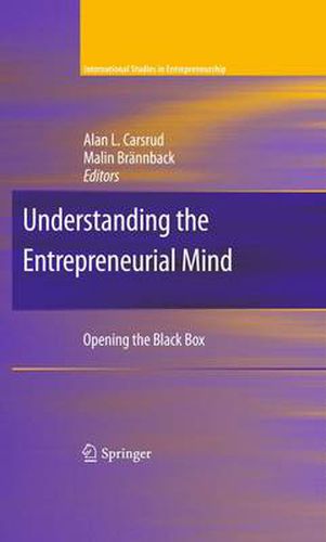 Cover image for Understanding the Entrepreneurial Mind: Opening the Black Box