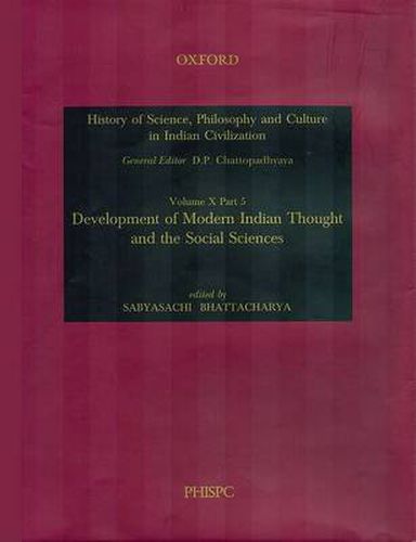 Cover image for Development of Modern Indian Thought and the Social Sciences