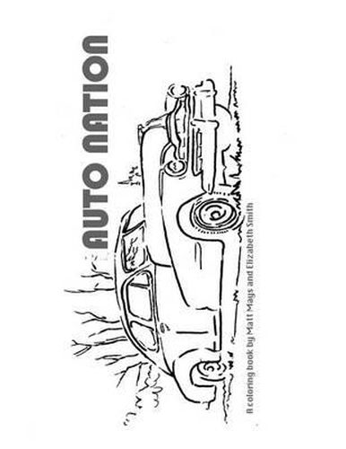 Cover image for Auto Nation: A Coloring Book