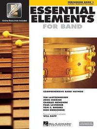 Cover image for Essential Elements for Band - Book 1 - Percussion: Comprehensive Band Method