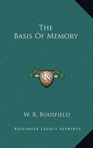 Cover image for The Basis of Memory