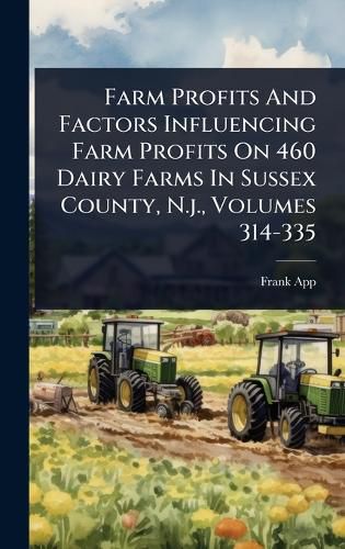 Cover image for Farm Profits And Factors Influencing Farm Profits On 460 Dairy Farms In Sussex County, N.j., Volumes 314-335