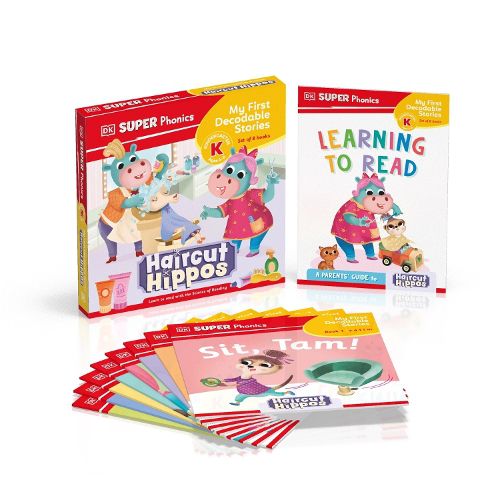 Cover image for DK Super Phonics My First Decodable Stories Haircut Hippos