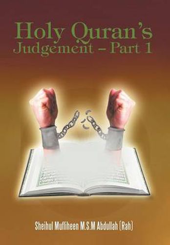 Cover image for Holy Quran's Judgement - Part 1: (English Translation of the Book Thirukkuran Theerpu - Part 1tamil)