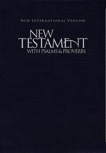 Cover image for NIV, New Testament with Psalms and   Proverbs, Pocket-Sized, Paperback, Blue